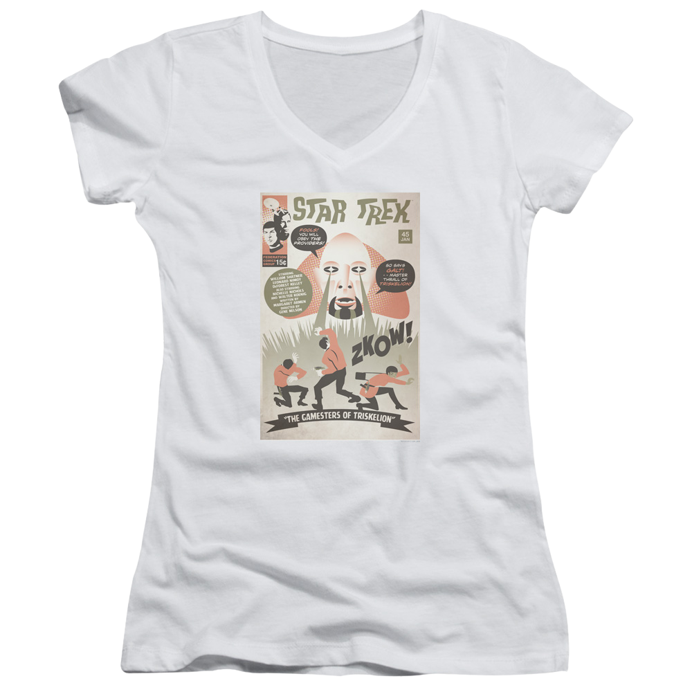 Star Trek Tos Episode 45 Juniors V-Neck T-Shirt Juniors V-Neck T-Shirt Star Trek