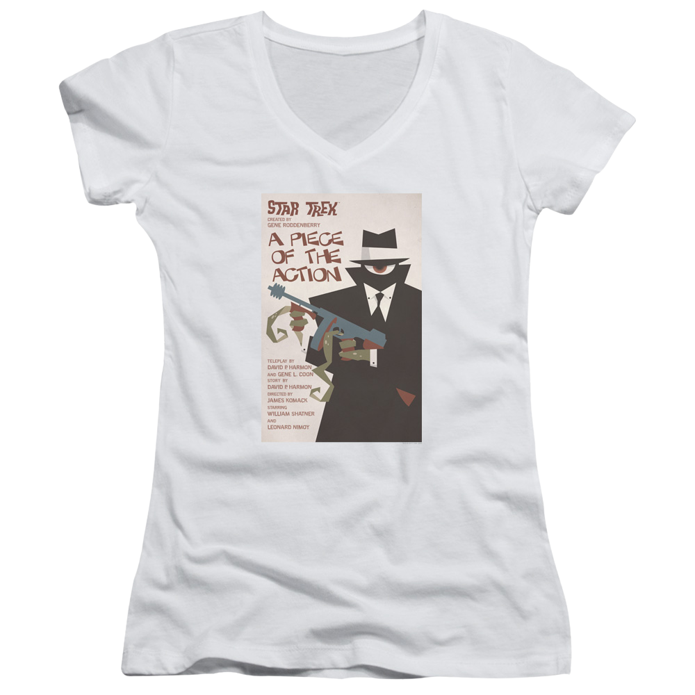 Star Trek Tos Episode 46 Juniors V-Neck T-Shirt Juniors V-Neck T-Shirt Star Trek