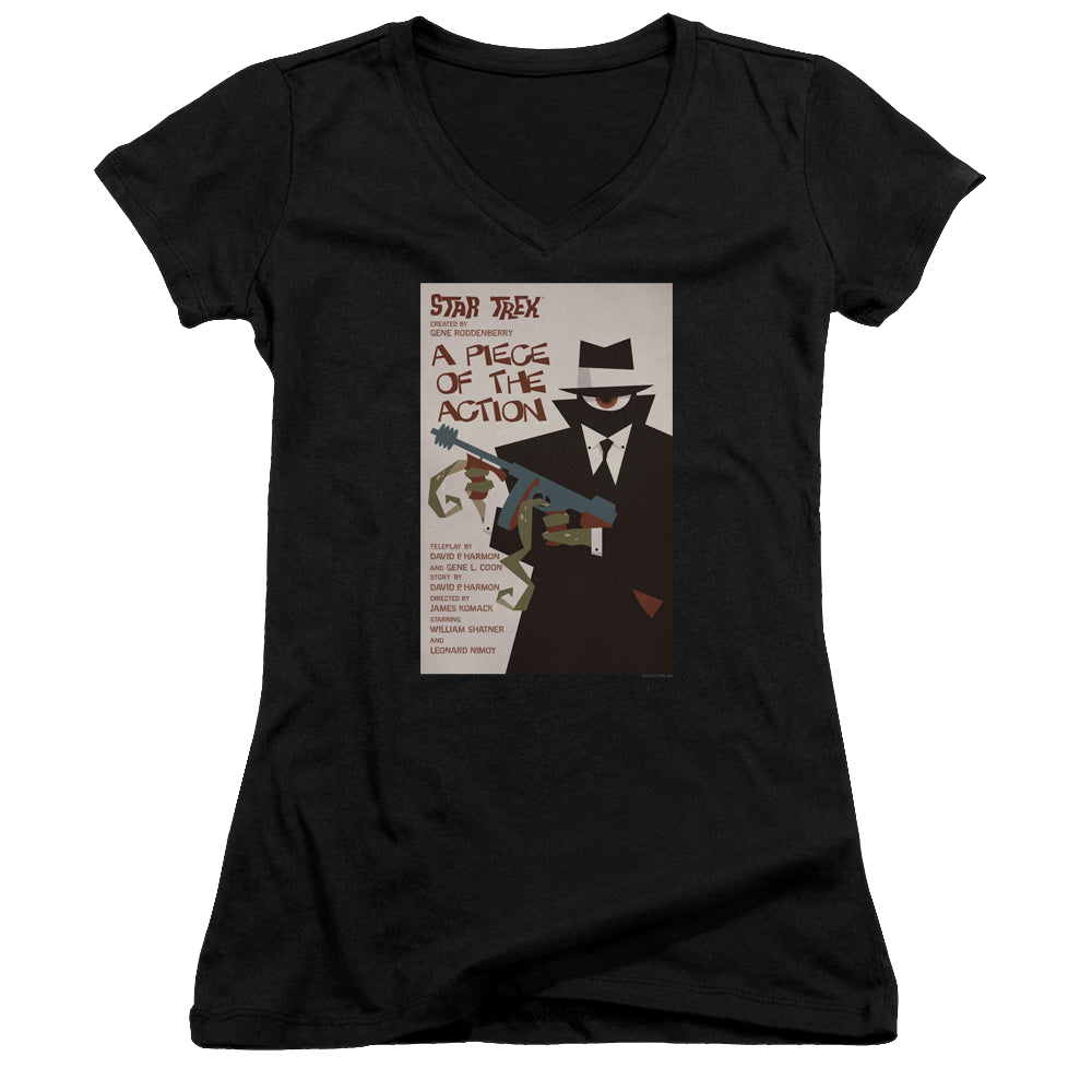 Star Trek The Original Series Tos Episode 46 - Juniors V-Neck T-Shirt Juniors V-Neck T-Shirt Star Trek