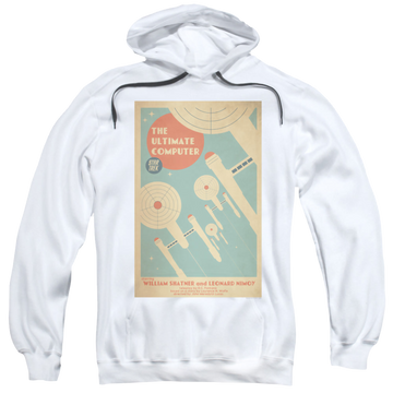 White pullover hoodie with Star Trek The Original Series Tos Episode 53 graphic