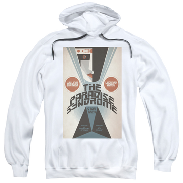 White pullover hoodie with Star Trek The Original Series Tos Episode 58 graphic