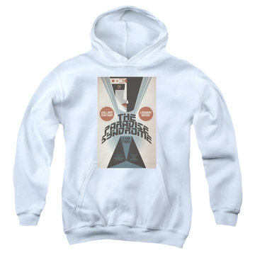 White youth hoodie for ages 8 to 12 with Star Trek The Original Series Tos Episode 58 graphic