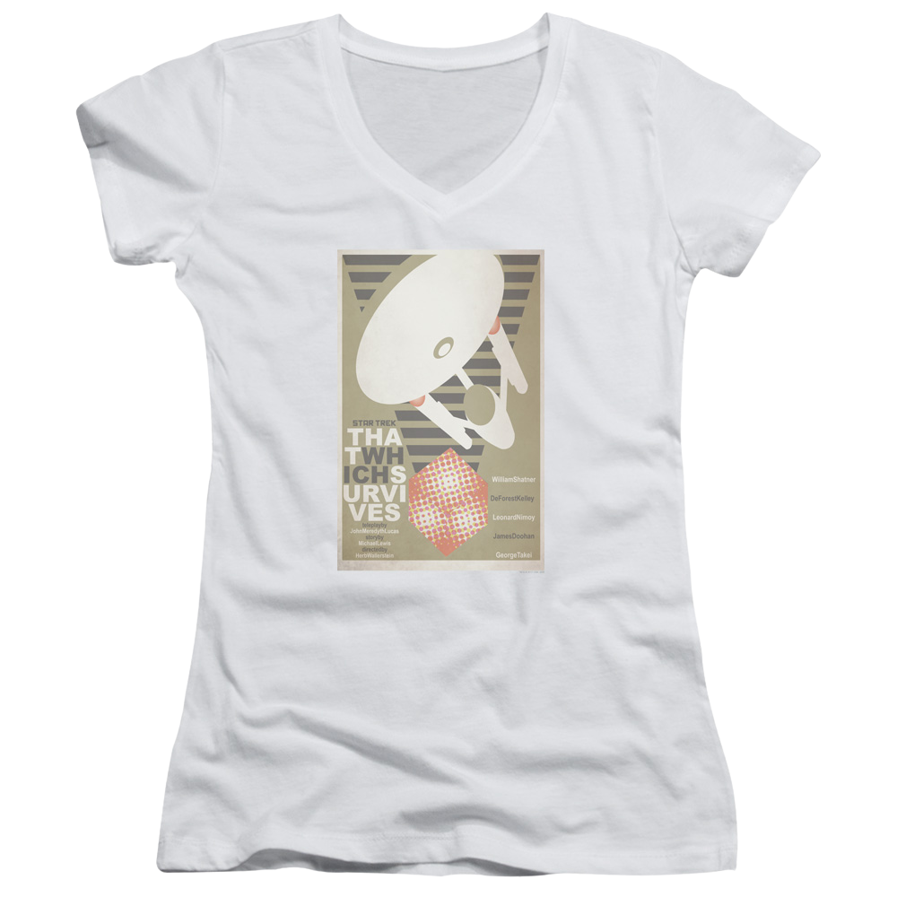 Star Trek The Original Series Tos Episode 72 - Juniors V-Neck T-Shirt Juniors V-Neck T-Shirt Star Trek