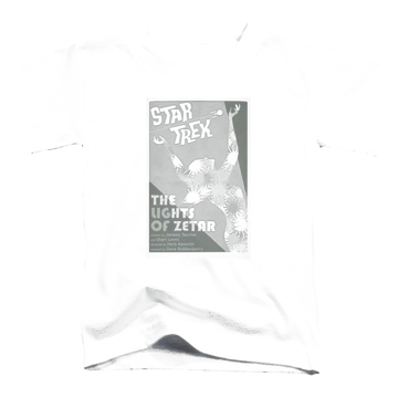 Black toddler t-shirt with Star Trek Tos Episode 73 graphic