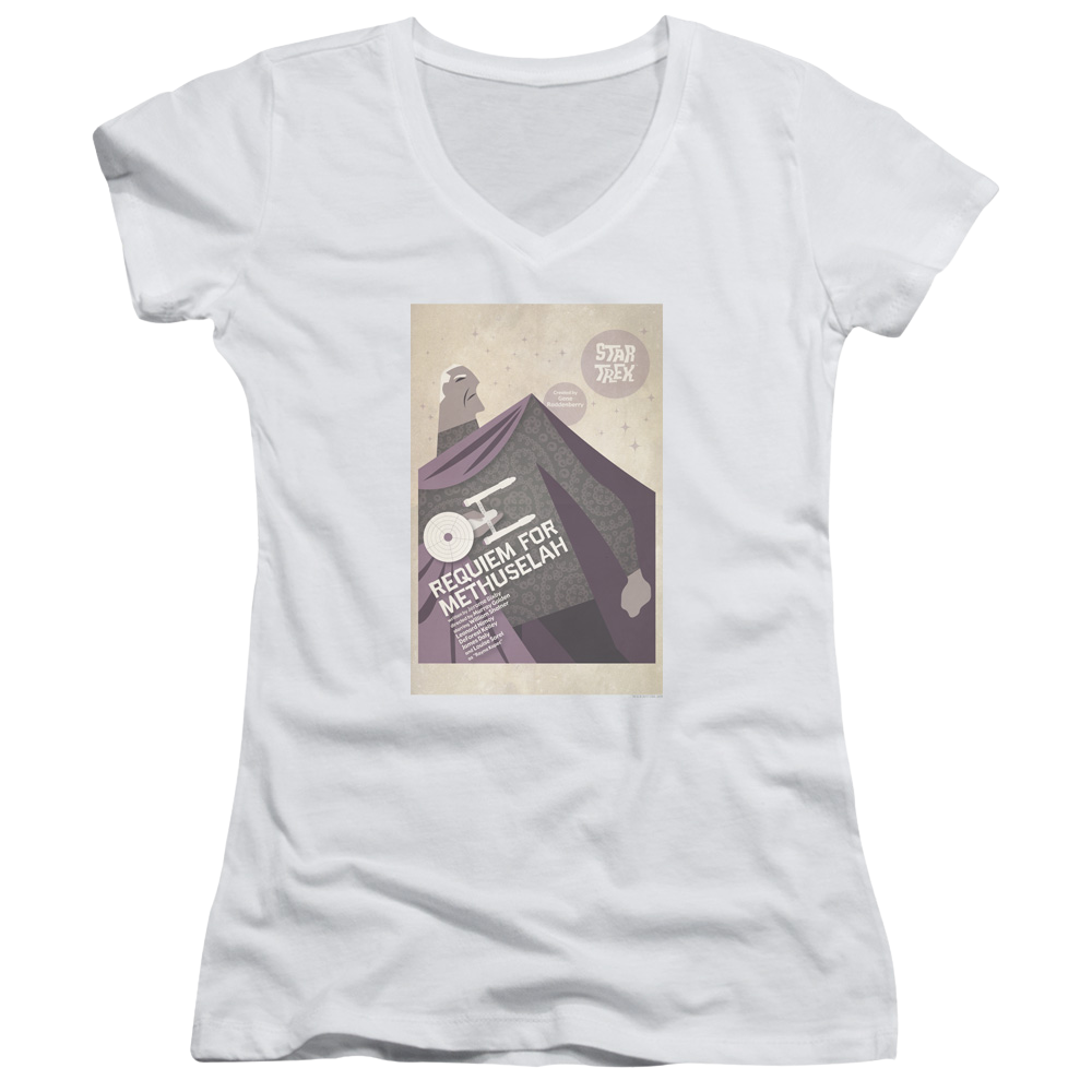 Star Trek The Original Series Tos Episode 74 - Juniors V-Neck T-Shirt Juniors V-Neck T-Shirt Star Trek