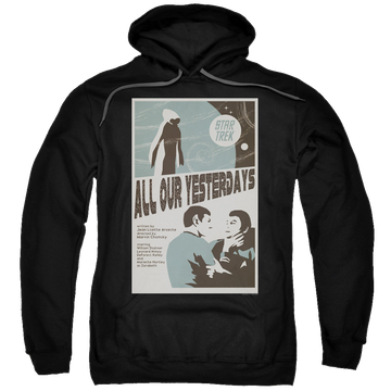 Black pullover hoodie with Star Trek The Original Series Tos Episode 78 graphic