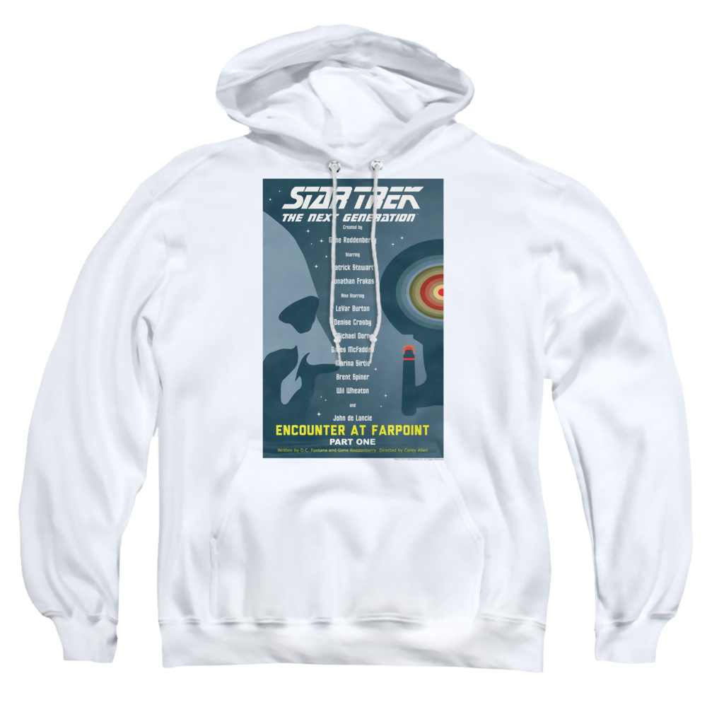 Star Trek The Next Generation Tng Season 1 Episode 1 - Pullover Hoodie Pullover Hoodie Star Trek