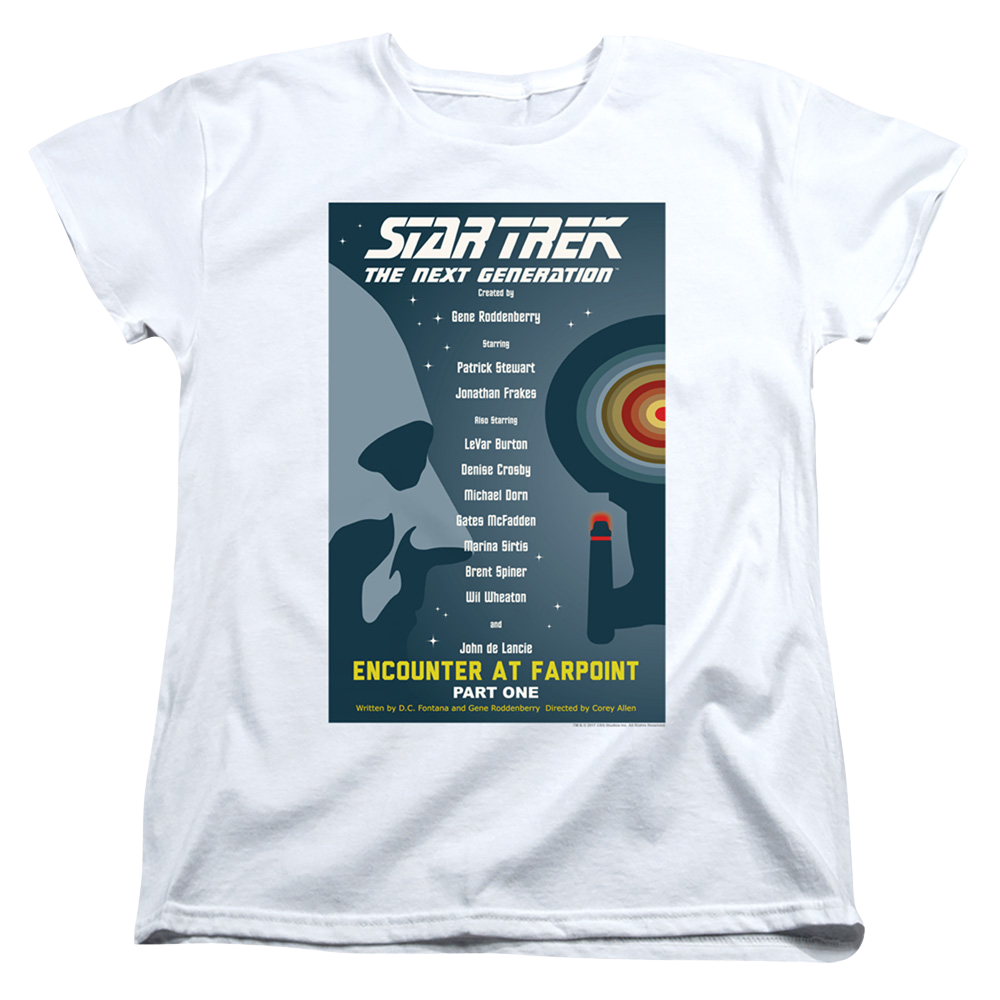 Star Trek The Next Generation Tng Season 1 Episode 1 - Women's T-Shirt Women's T-Shirt Star Trek