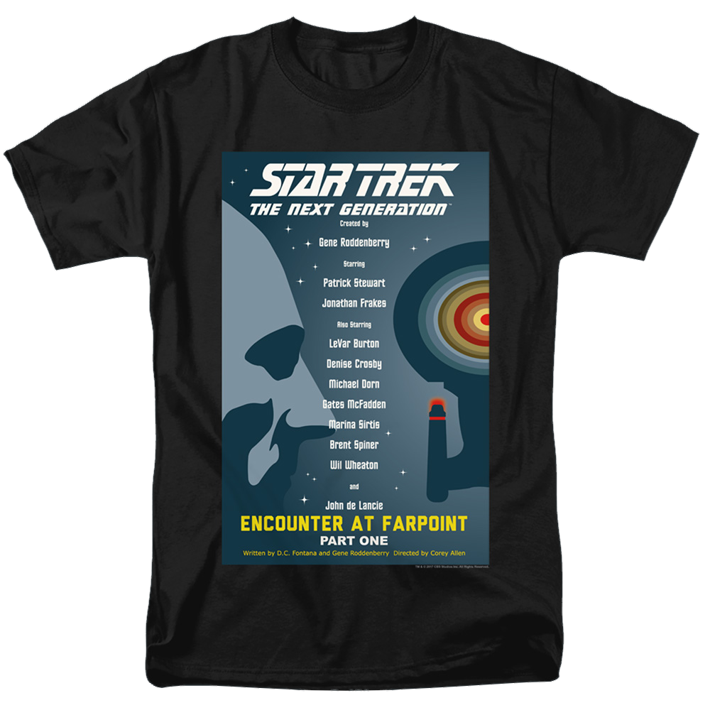 Star Trek The Next Generation Tng Season 1 Episode 1 - Men's Regular Fit T-Shirt Men's Regular Fit T-Shirt Star Trek