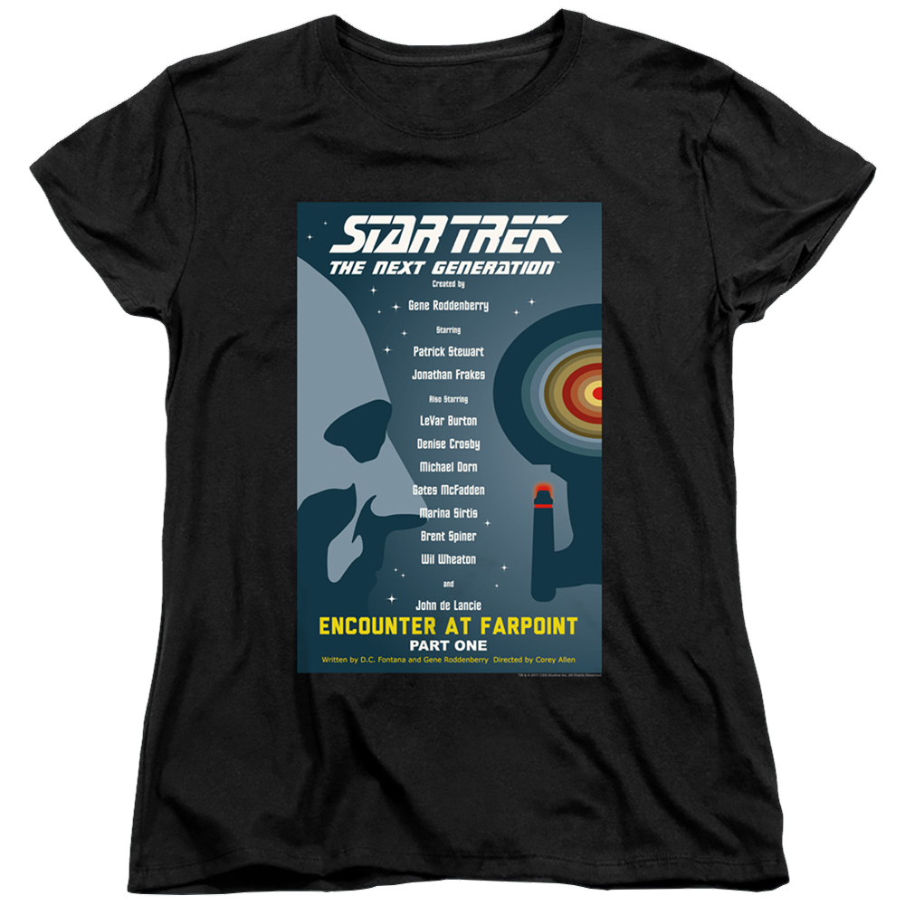 Star Trek The Next Generation Tng Season 1 Episode 1 - Women's T-Shirt Women's T-Shirt Star Trek