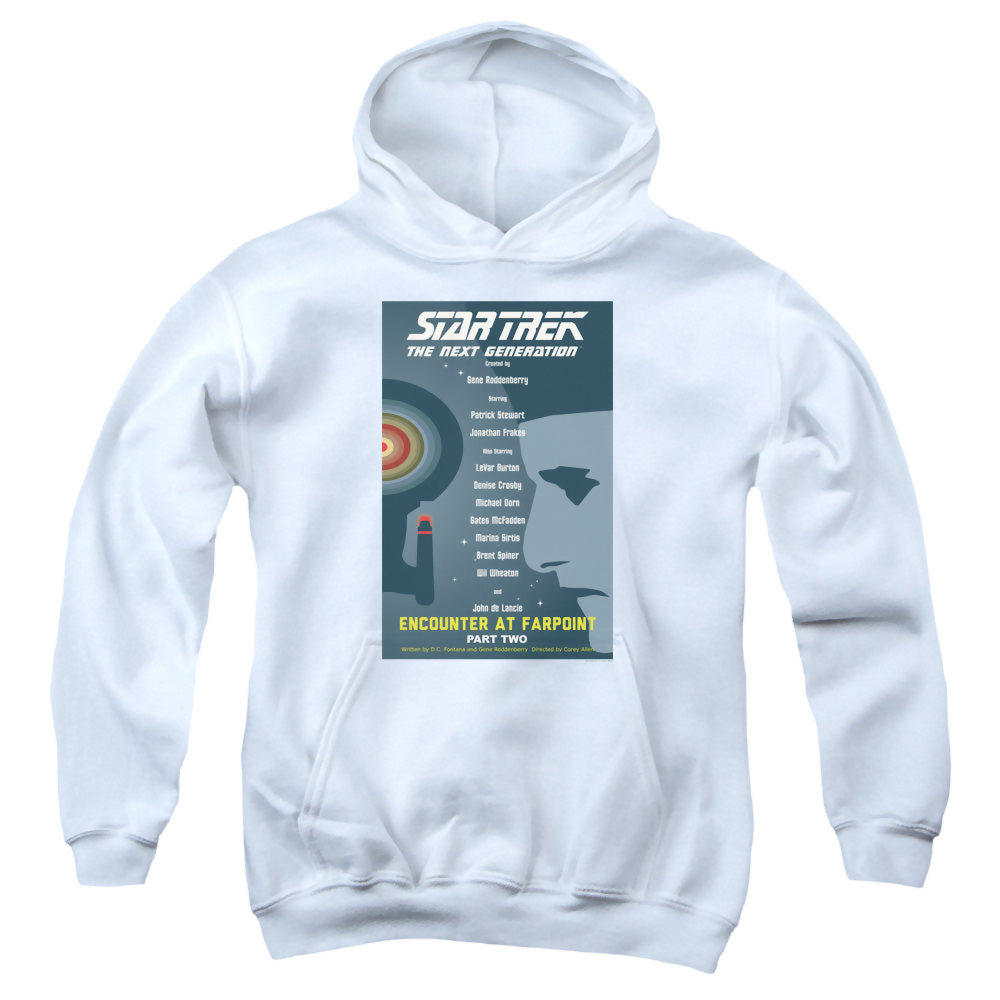 Star Trek The Next Generation Tng Season 1 Episode 2 - Youth Hoodie Youth Hoodie (Ages 8-12) Star Trek