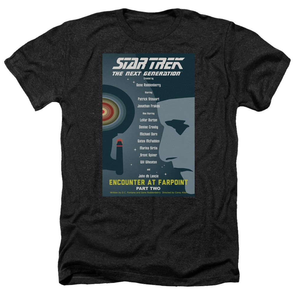 Star Trek The Next Generation Tng Season 1 Episode 2 - Men's Heather T-Shirt Men's Heather T-Shirt Star Trek