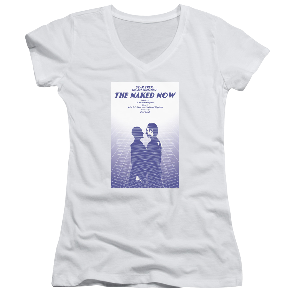 Star Trek The Next Generation Tng Season 1 Episode 3 - Juniors V-Neck T-Shirt Juniors V-Neck T-Shirt Star Trek