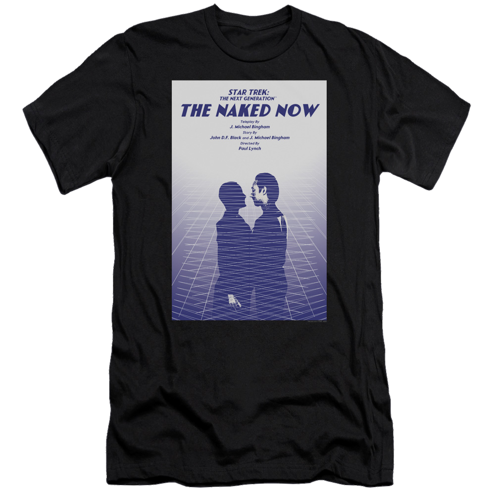 Star Trek The Next Generation Tng Season 1 Episode 3 - Men's Premium Slim Fit T-Shirt Men's Premium Slim Fit T-Shirt Star Trek