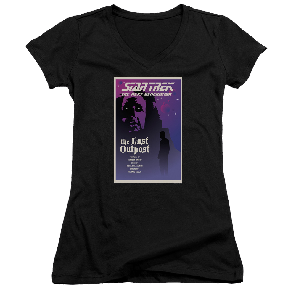 Star Trek The Next Generation Tng Season 1 Episode 5 - Juniors V-Neck T-Shirt Juniors V-Neck T-Shirt Star Trek