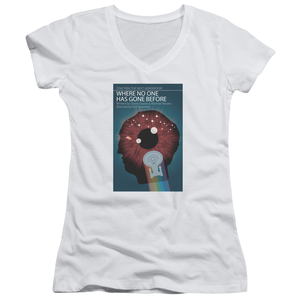 Star Trek The Next Generation Tng Season 1 Episode 6 - Juniors V-Neck T-Shirt Juniors V-Neck T-Shirt Star Trek