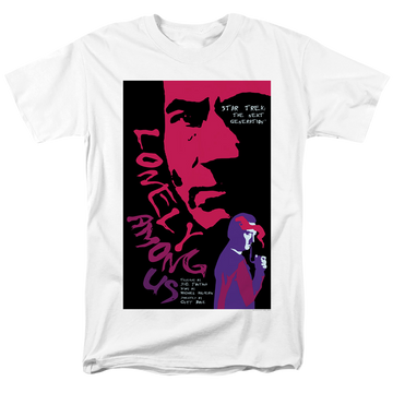 White men's regular fit t-shirt with Star Trek The Next Generation Season 1 Episode 7 graphic