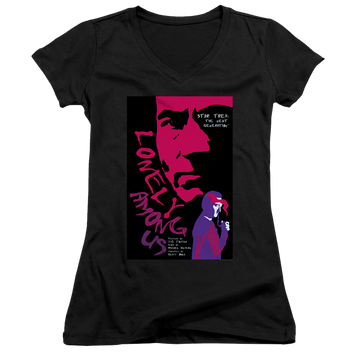 Star Trek The Next Generation Tng Season 1 Episode 7 - Juniors V-Neck T-Shirt Juniors V-Neck T-Shirt Star Trek