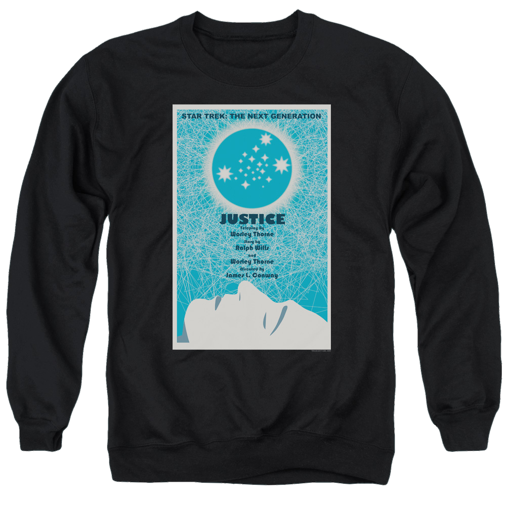Star Trek The Next Generation Season 1 Episode 8 - Men's Crewneck Men's Crewneck Sweatshirt Star Trek