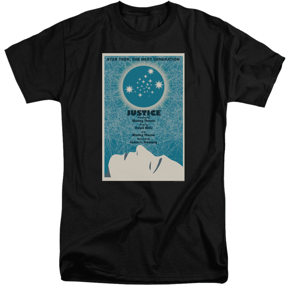 Star Trek The Next Generation Tng Season 1 Episode 8 - Men's Tall Fit T-Shirt Men's Tall Fit T-Shirt Star Trek