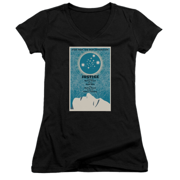 Star Trek The Next Generation Tng Season 1 Episode 8 - Juniors V-Neck T-Shirt Juniors V-Neck T-Shirt Star Trek