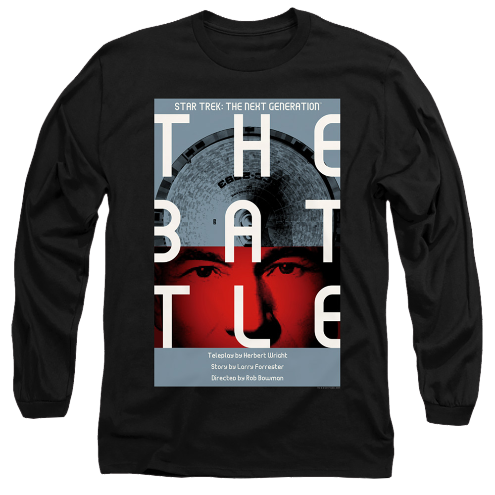 Star Trek The Next Generation Tng S1 Ep9 - Men's Long Sleeve T-Shirt Men's Long Sleeve T-Shirt Star Trek
