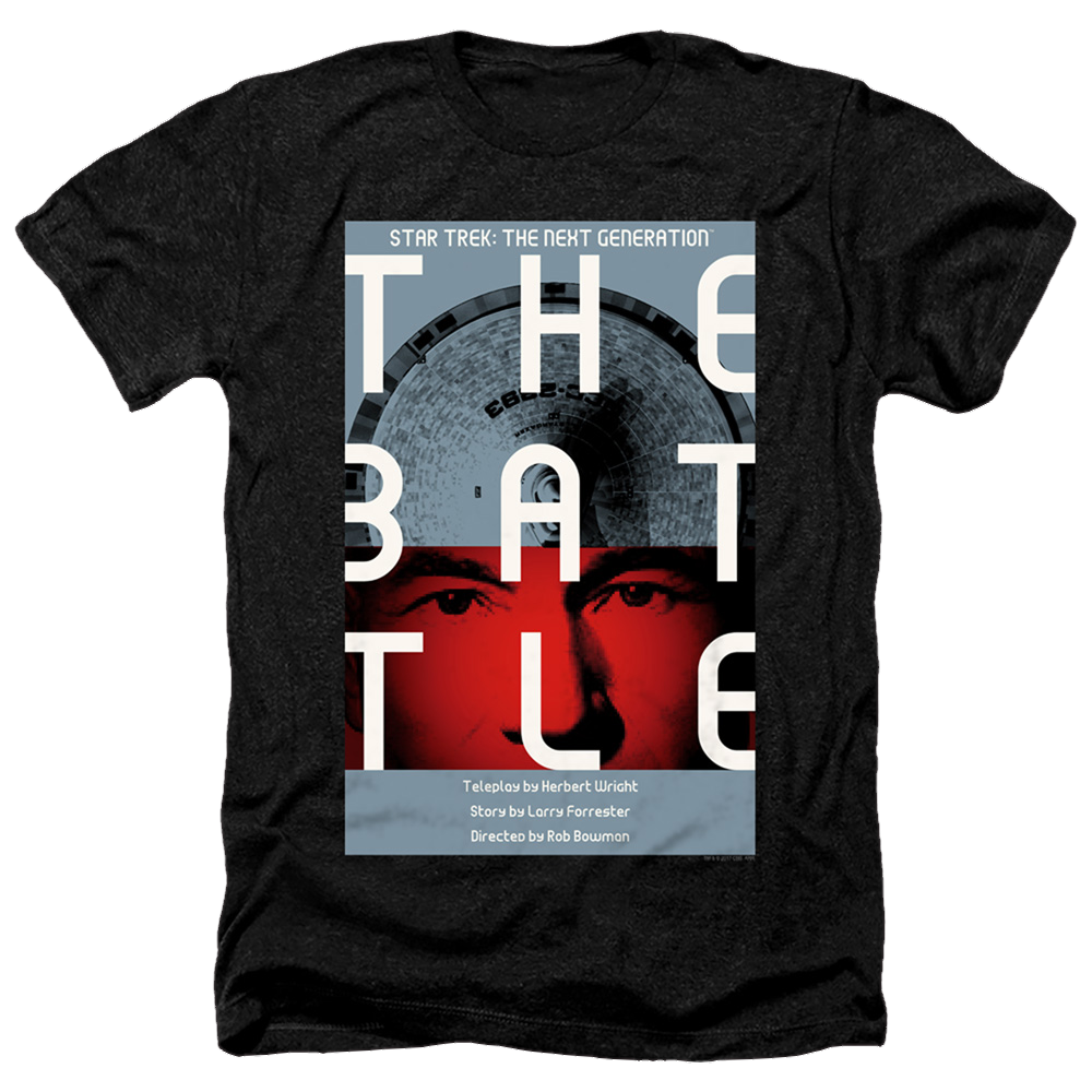 Star Trek The Next Generation Tng Season 1 Episode 9 - Men's Heather T-Shirt Men's Heather T-Shirt Star Trek