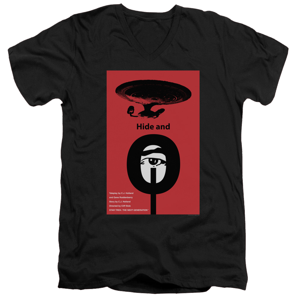 Star Trek The Next Generation Tng Season 1 Episode 10 - Men's V-Neck T-Shirt Men's V-Neck T-Shirt Star Trek