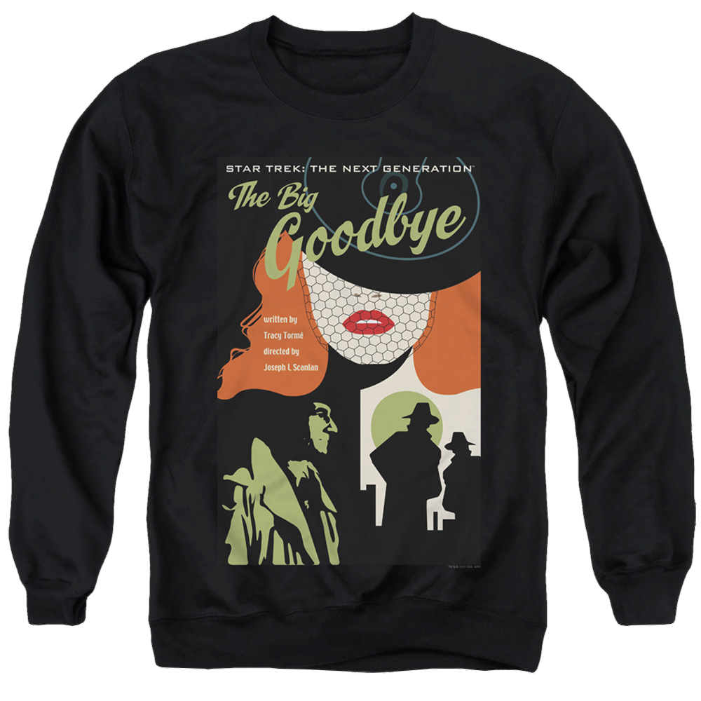 Star Trek The Next Generation Tng S1 Ep12 - Men's Crewneck Sweatshirt Men's Crewneck Sweatshirt Star Trek