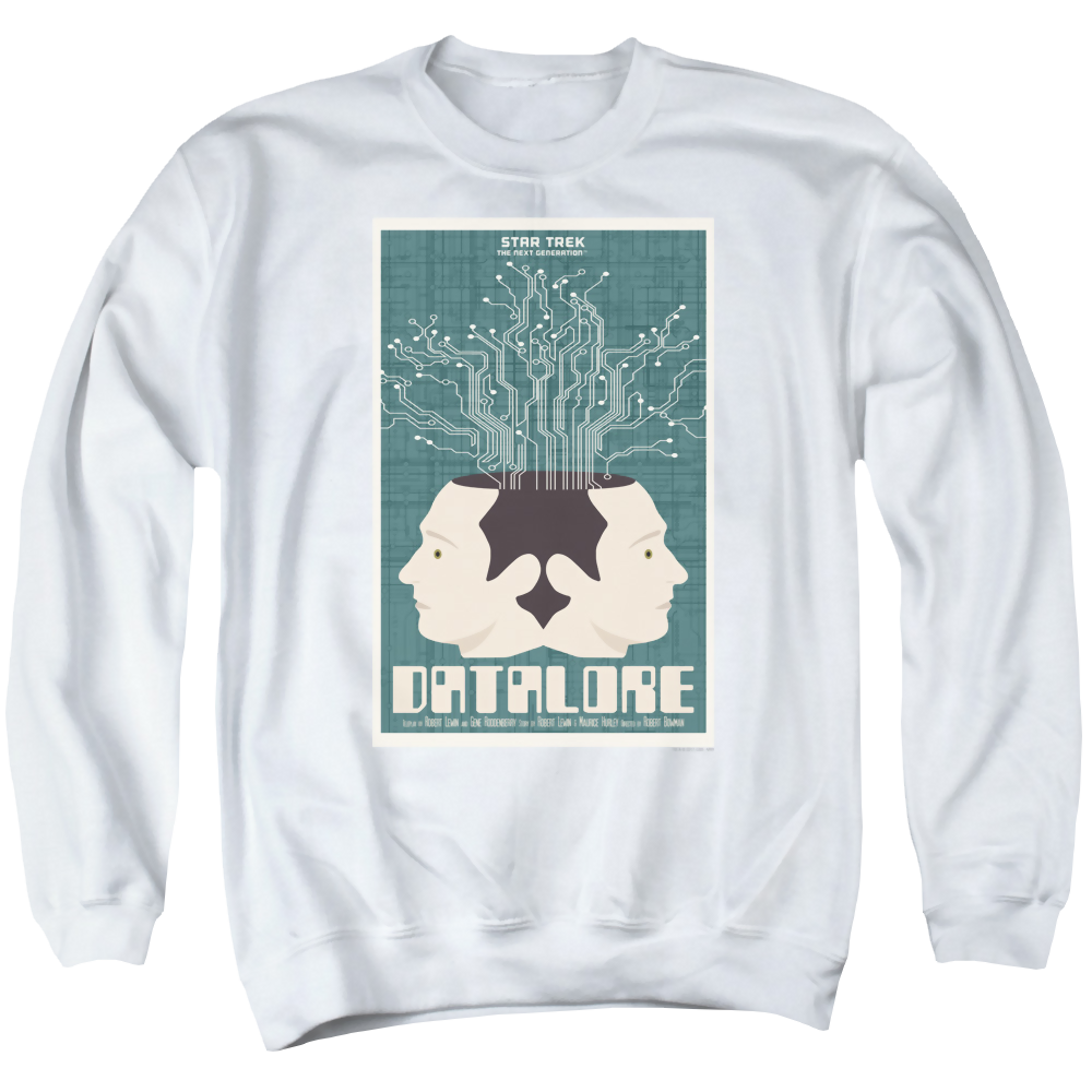 Star Trek The Next Generation Tng S1 Ep13 - Men's Crewneck Sweatshirt Men's Crewneck Sweatshirt Star Trek