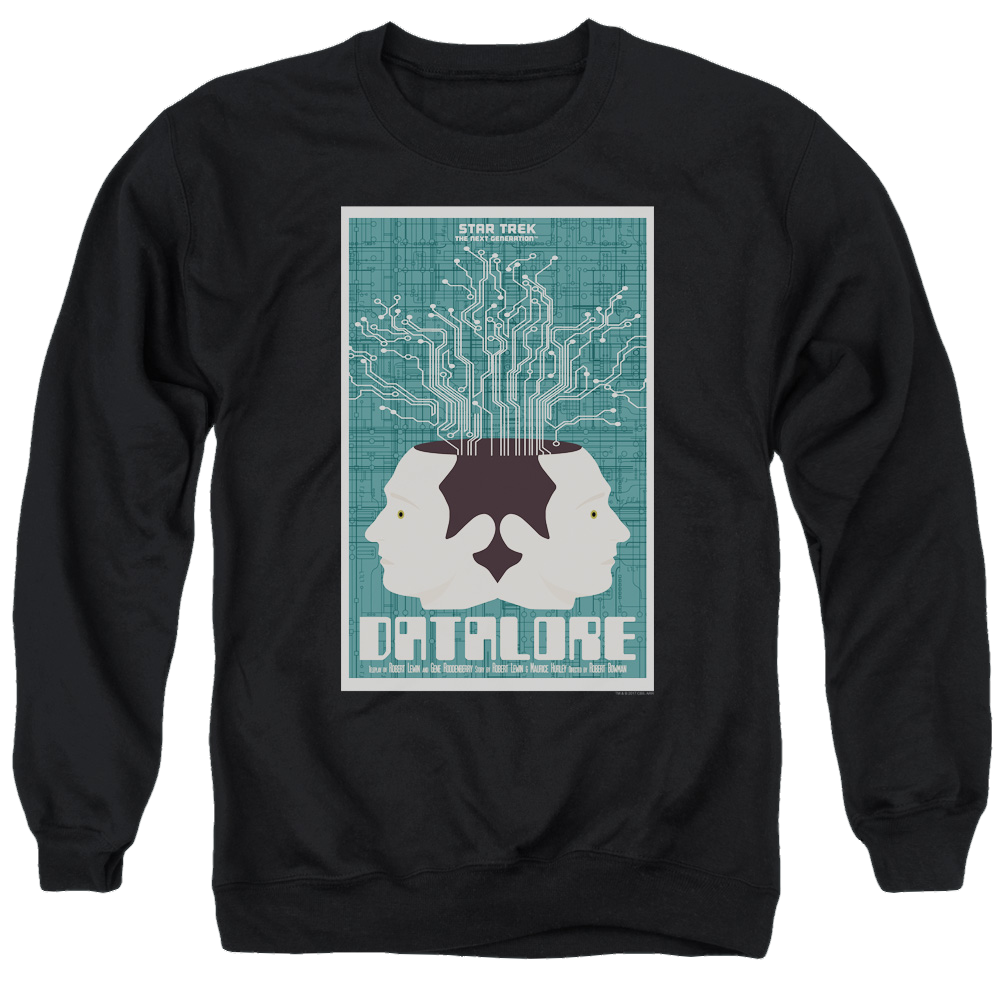 Star Trek The Next Generation Season 1 Episode 13 - Men's Crewneck Men's Crewneck Sweatshirt Star Trek