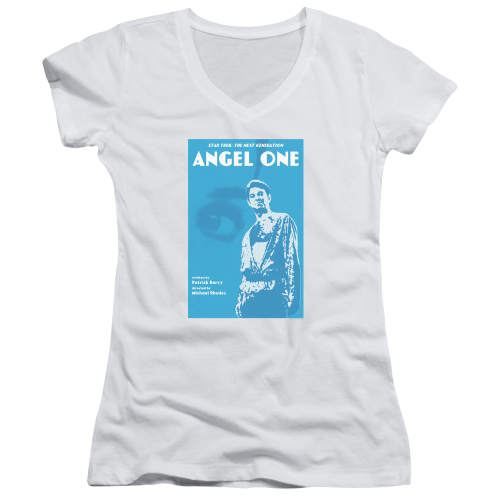 Star Trek The Next Generation Tng Season 1 Episode 14 - Juniors V-Neck T-Shirt Juniors V-Neck T-Shirt Star Trek