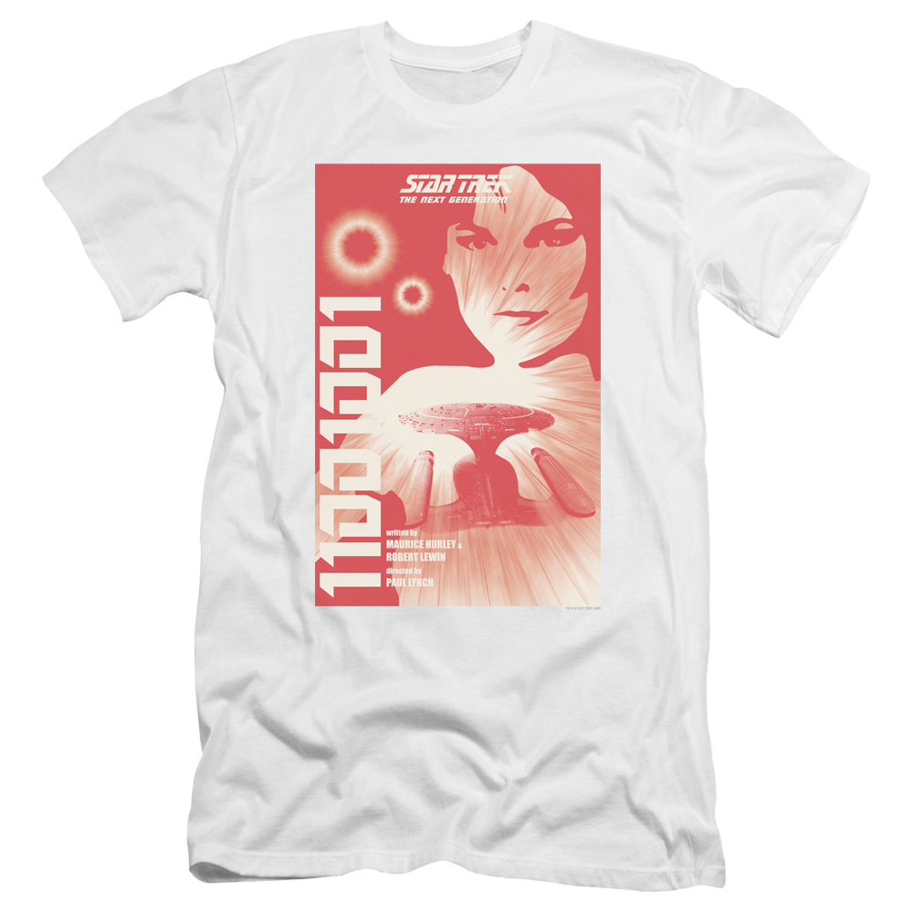 Star Trek The Next Generation Tng Season 1 Episode 15 - Men's Premium Slim Fit T-Shirt Men's Premium Slim Fit T-Shirt Star Trek