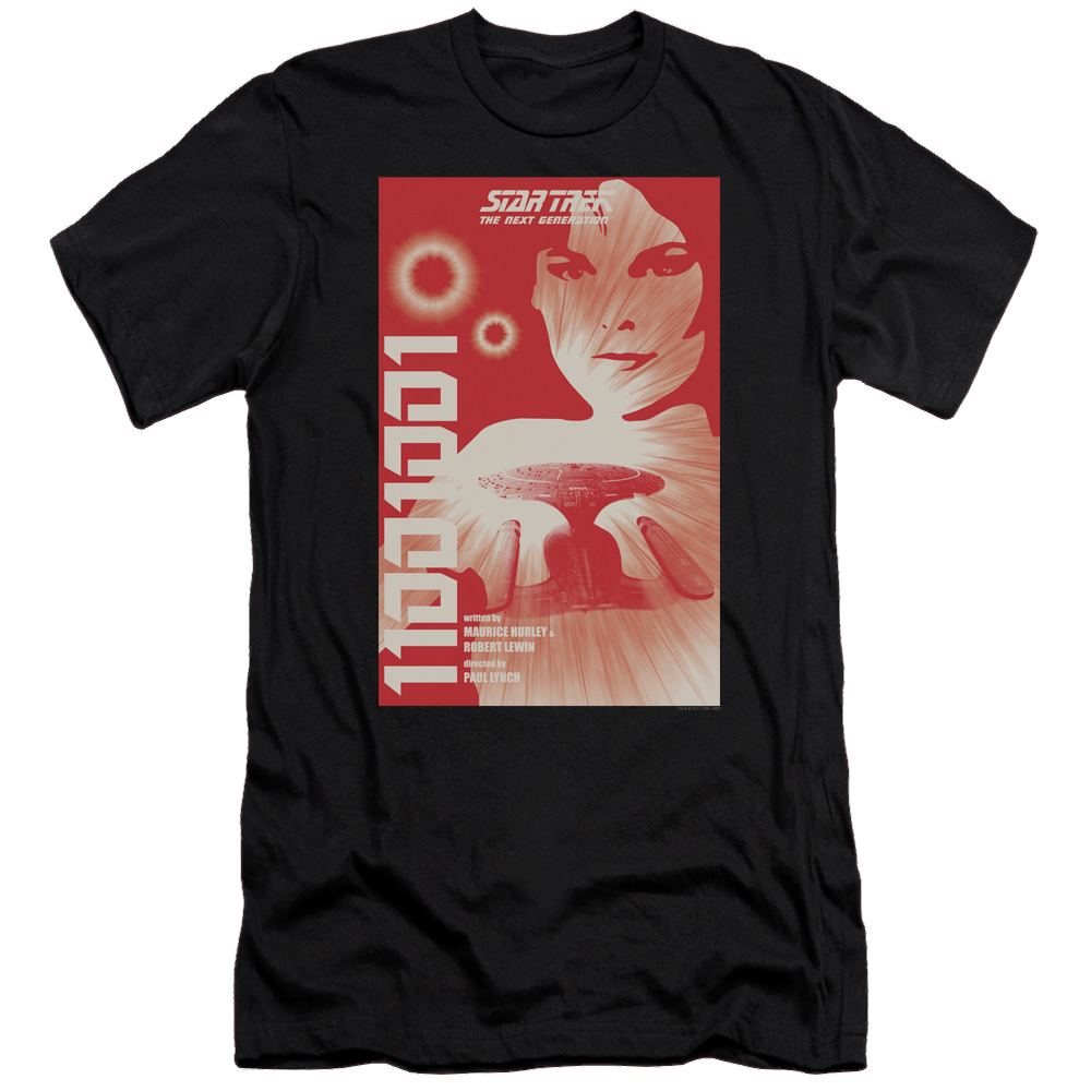 Star Trek The Next Generation Tng Season 1 Episode 15 - Men's Premium Slim Fit T-Shirt Men's Premium Slim Fit T-Shirt Star Trek