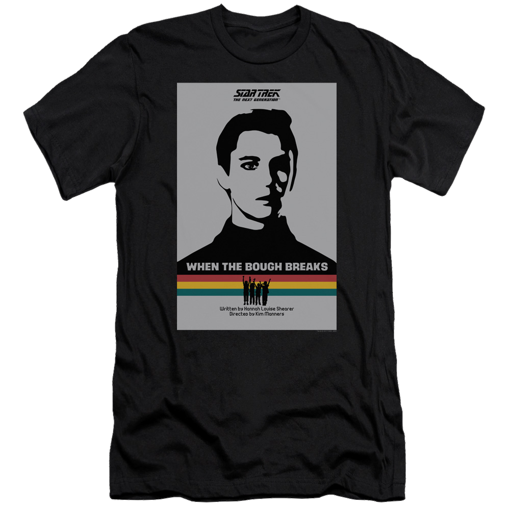 Star Trek The Next Generation Tng Season 1 Episode 17 - Men's Premium Slim Fit T-Shirt Men's Premium Slim Fit T-Shirt Star Trek