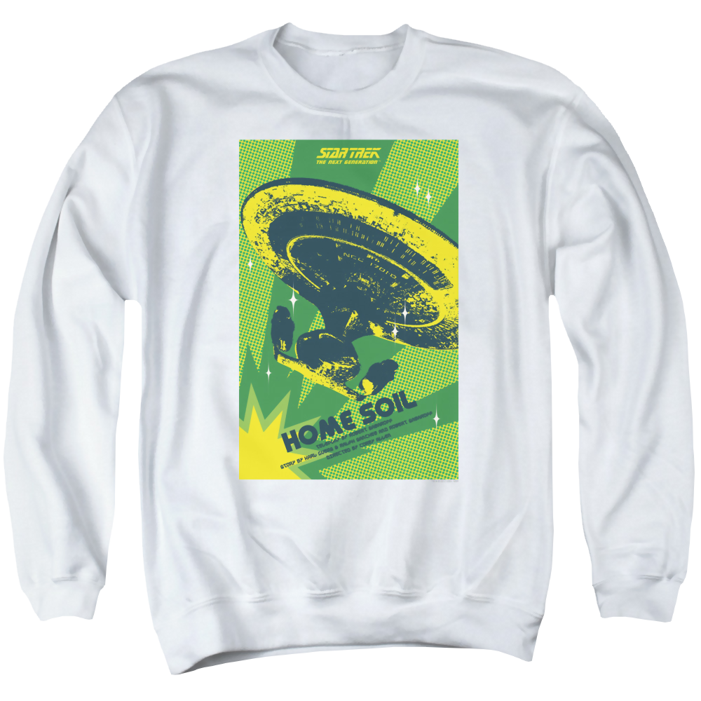 Star Trek The Next Generation Tng S1 Ep18 - Men's Crewneck Sweatshirt Men's Crewneck Sweatshirt Star Trek