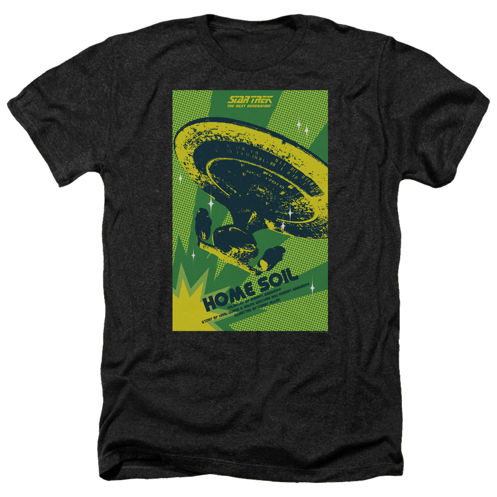 Star Trek The Next Generation Tng Season 1 Episode 18 - Men's Heather T-Shirt Men's Heather T-Shirt Star Trek