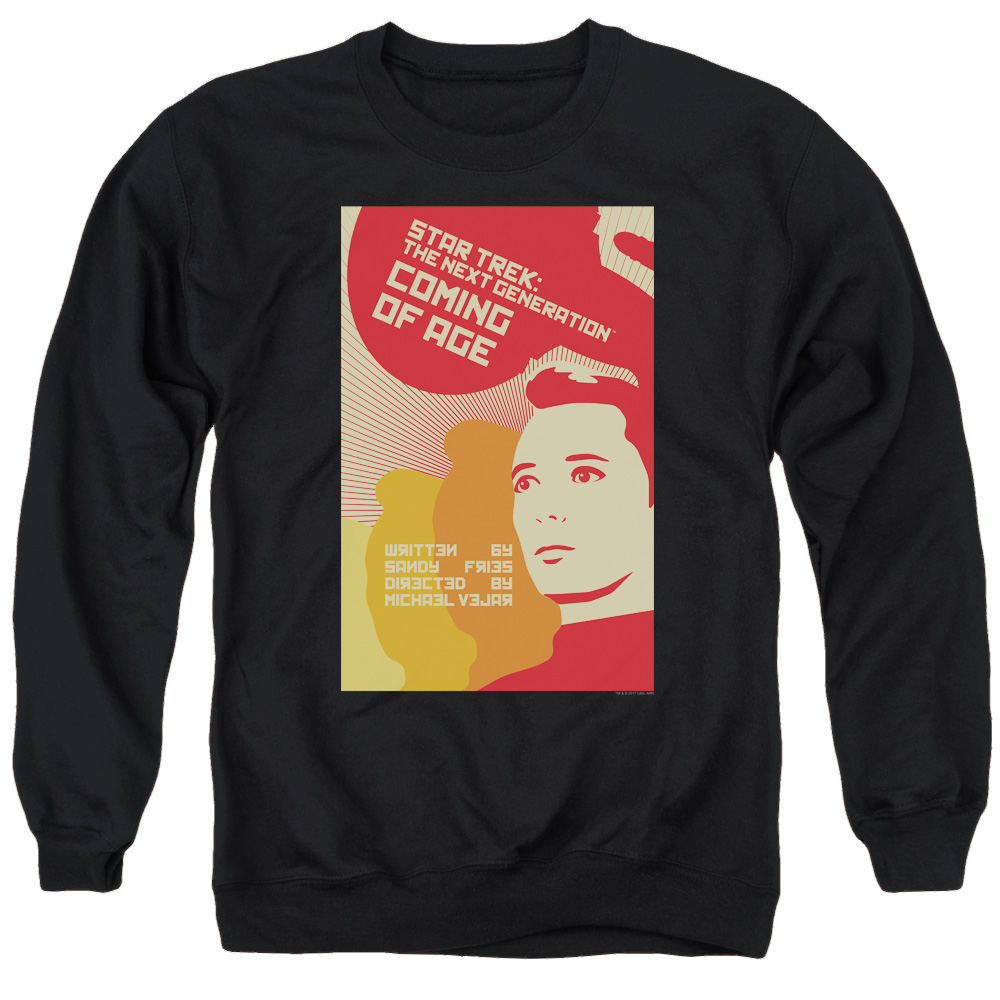 Star Trek The Next Generation Season 1 Episode 19 - Men's Crewneck Men's Crewneck Sweatshirt Star Trek
