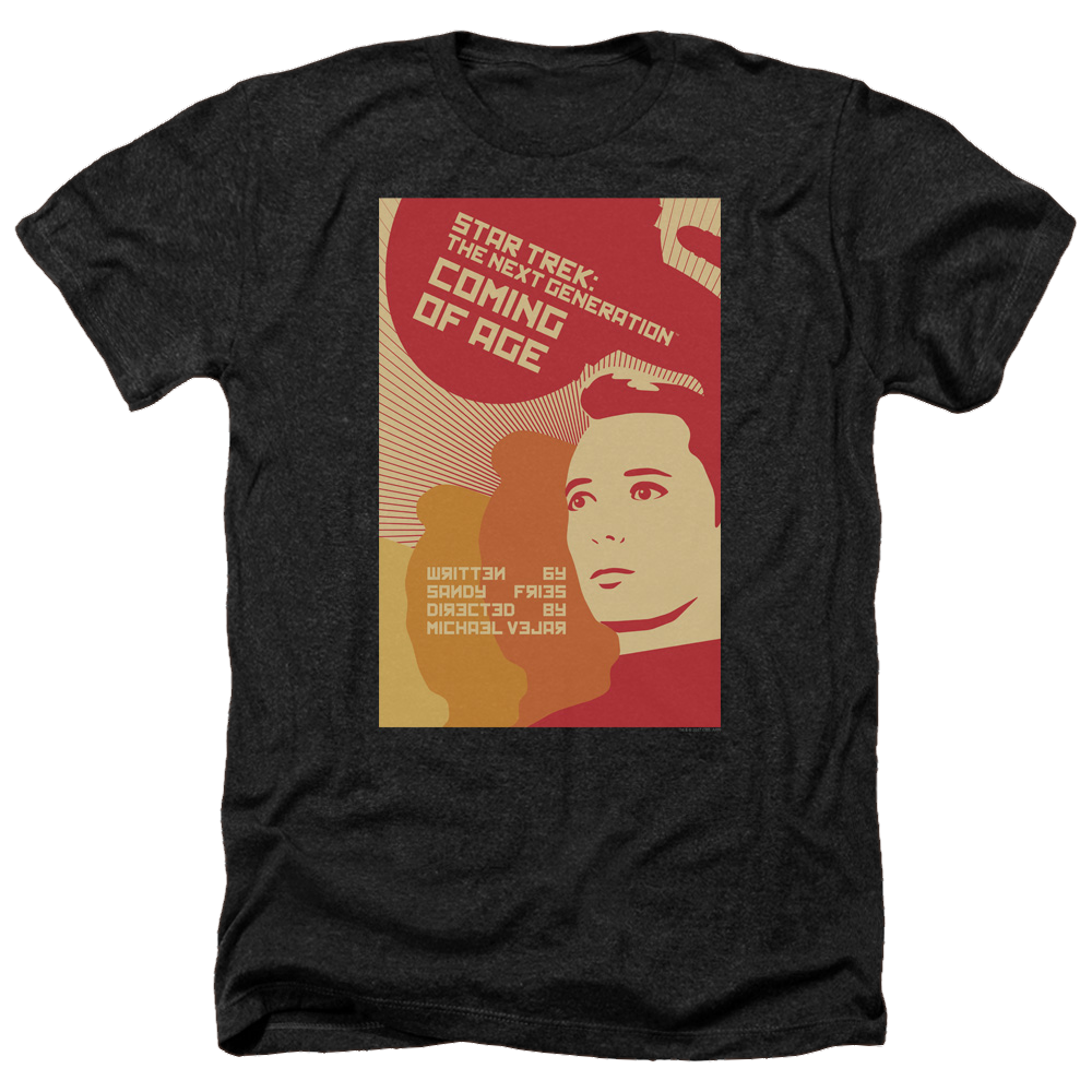Star Trek The Next Generation Tng Season 1 Episode 19 - Men's Heather T-Shirt Men's Heather T-Shirt Star Trek