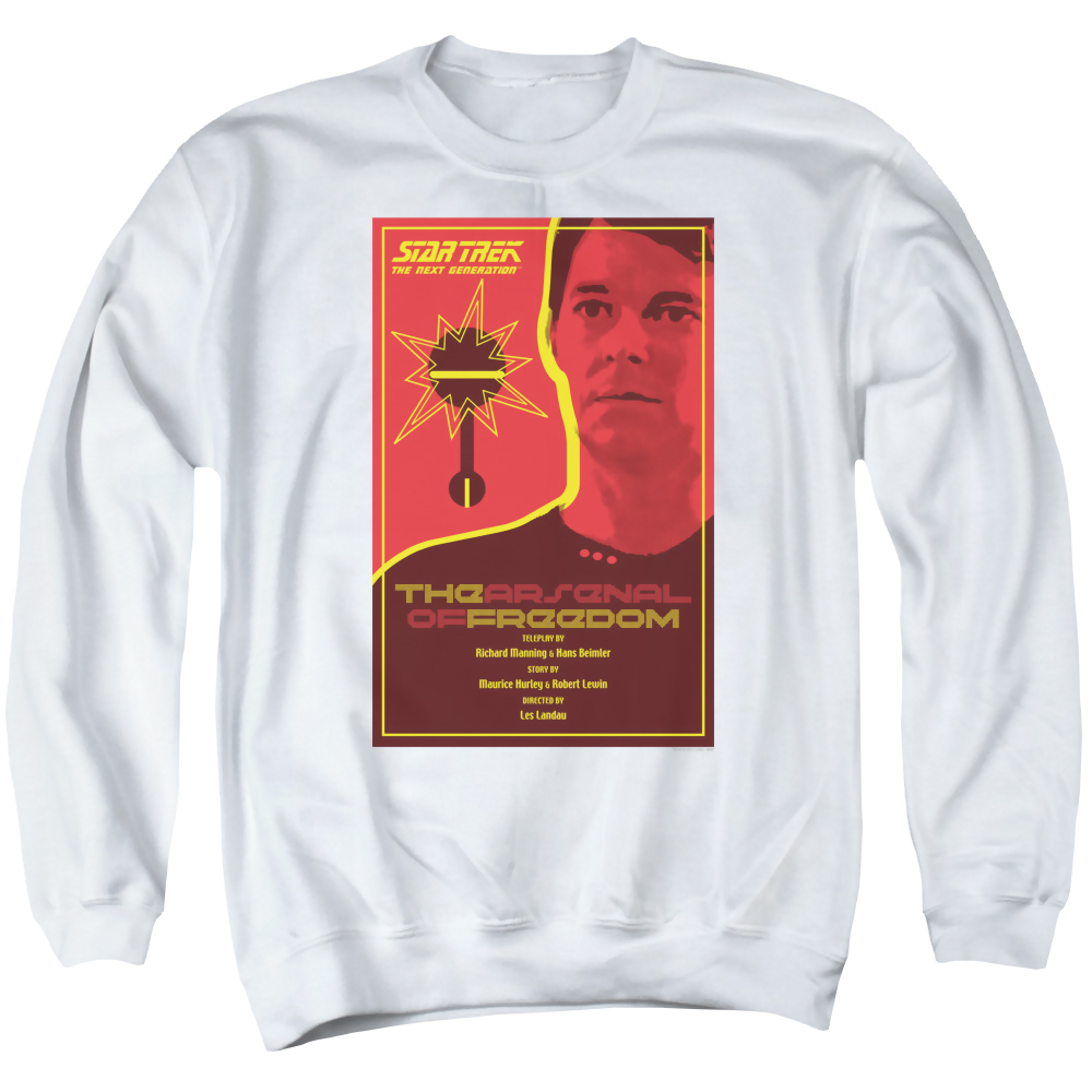 Star Trek The Next Generation Tng S1 Ep21 - Men's Crewneck Sweatshirt Men's Crewneck Sweatshirt Star Trek