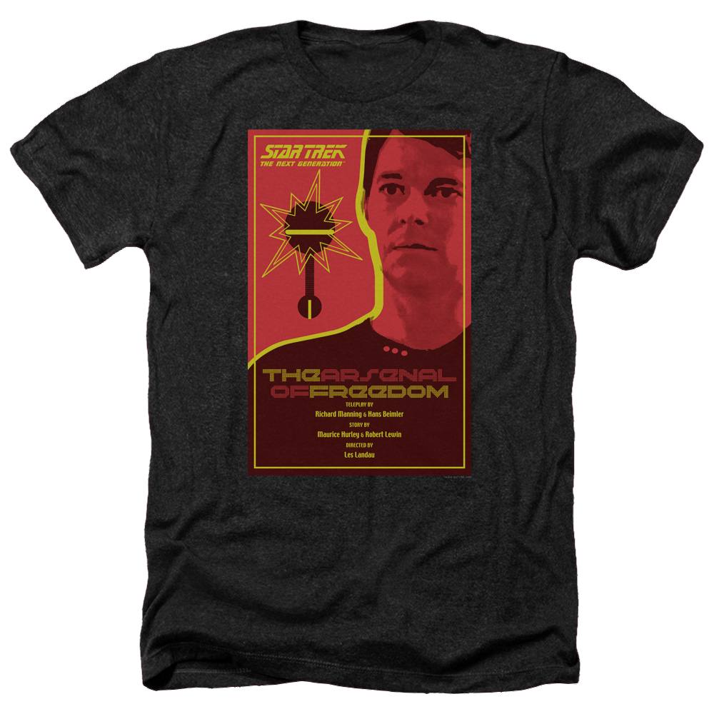 Star Trek The Next Generation Tng Season 1 Episode 21 - Men's Heather T-Shirt Men's Heather T-Shirt Star Trek
