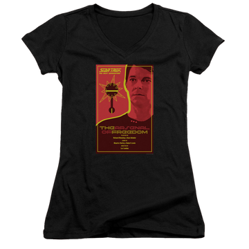 Star Trek The Next Generation Tng Season 1 Episode 21 - Juniors V-Neck T-Shirt Juniors V-Neck T-Shirt Star Trek