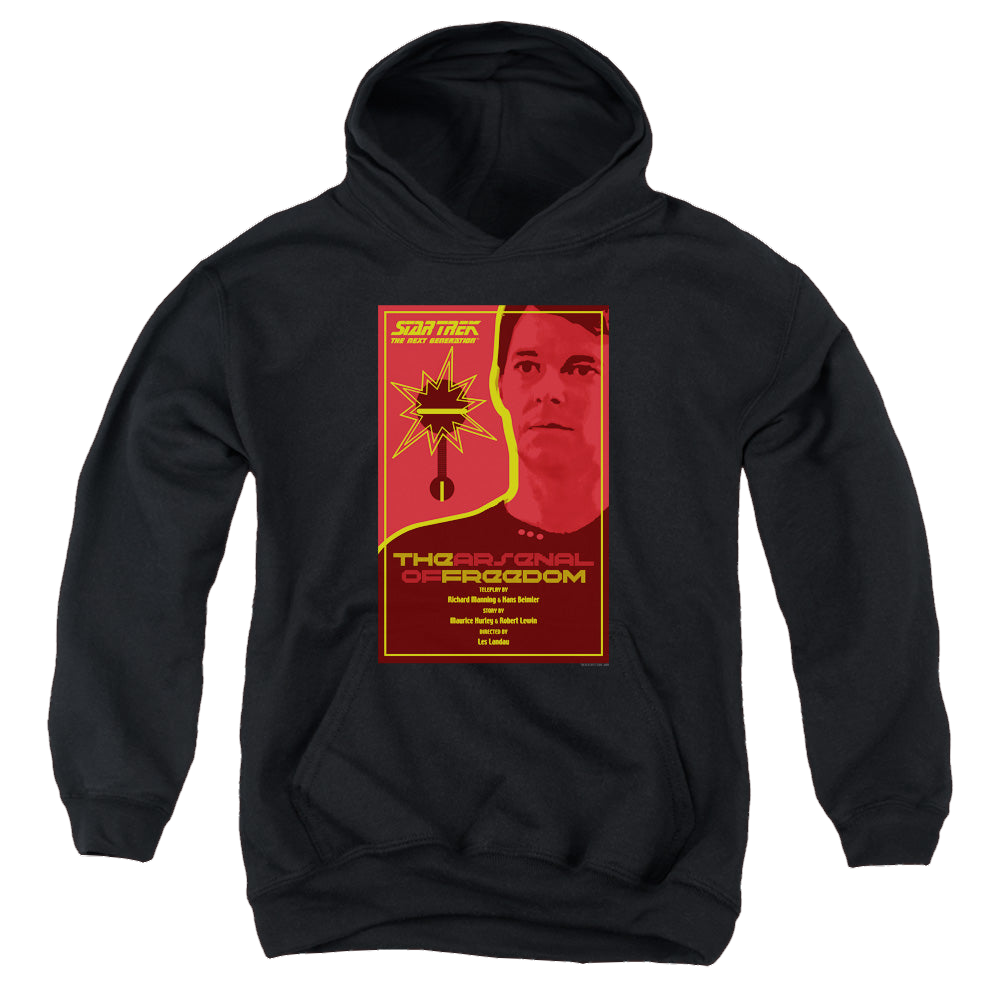 Star Trek The Next Generation Tng Season 1 Episode 21 - Youth Hoodie Youth Hoodie (Ages 8-12) Star Trek