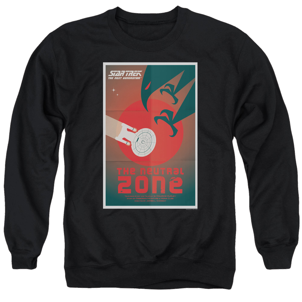 Star Trek The Next Generation Season 1 Episode 26 - Men's Crewneck Men's Crewneck Sweatshirt Star Trek