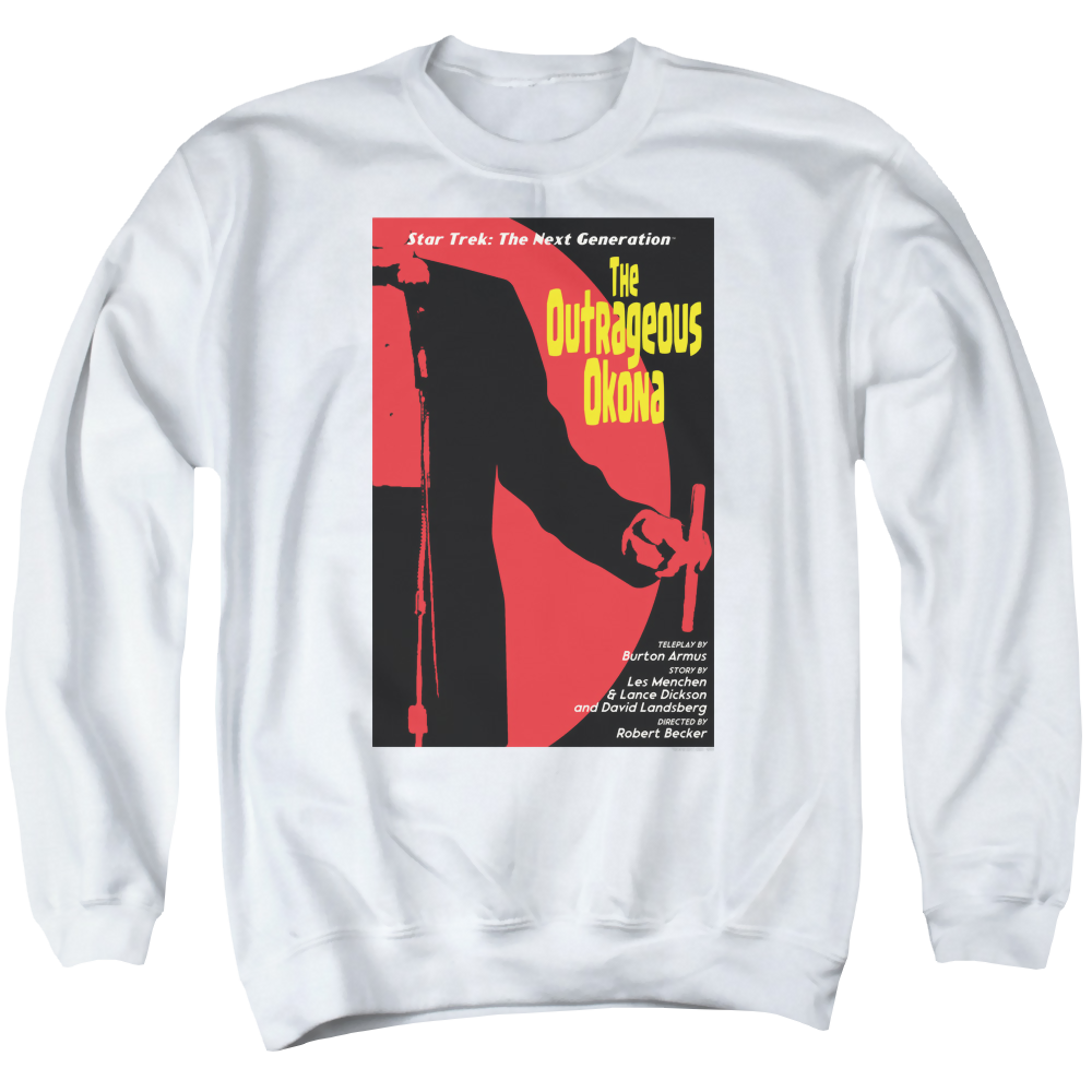 Star Trek The Next Generation Tng S2 Ep4 - Men's Crewneck Sweatshirt Men's Crewneck Sweatshirt Star Trek
