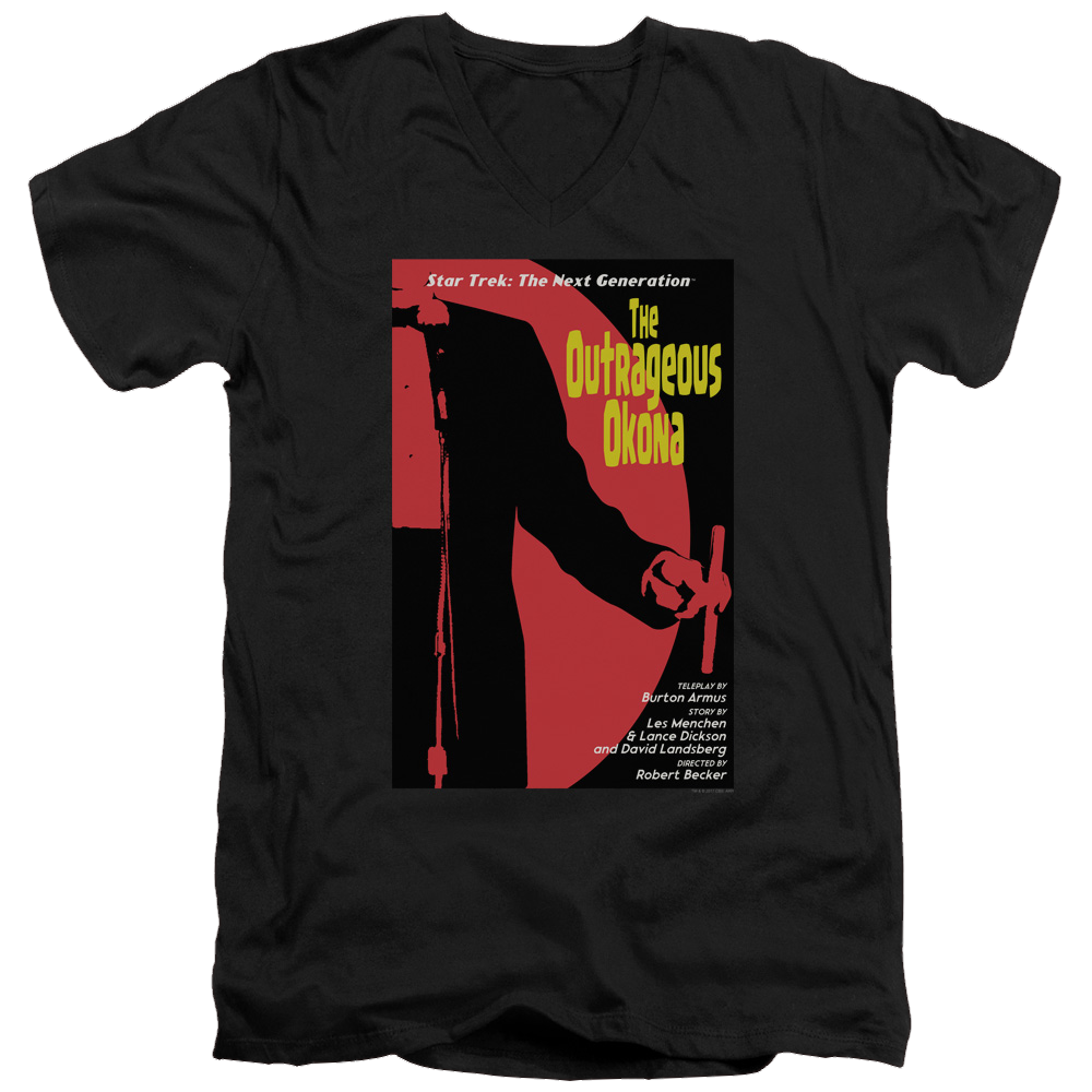 Star Trek The Next Generation Tng Season 2 Episode 4 - Men's V-Neck T-Shirt Men's V-Neck T-Shirt Star Trek