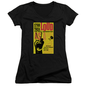Star Trek The Next Generation Tng Season 2 Episode 5 - Juniors V-Neck T-Shirt Juniors V-Neck T-Shirt Star Trek