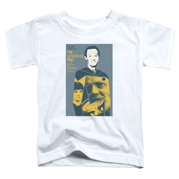 White toddler t-shirt with Star Trek The Next Generation Tng Season 2 Episode 6 graphic