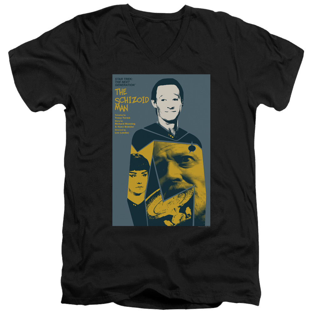 Star Trek The Next Generation Tng Season 2 Episode 6 - Men's V-Neck T-Shirt Men's V-Neck T-Shirt Star Trek