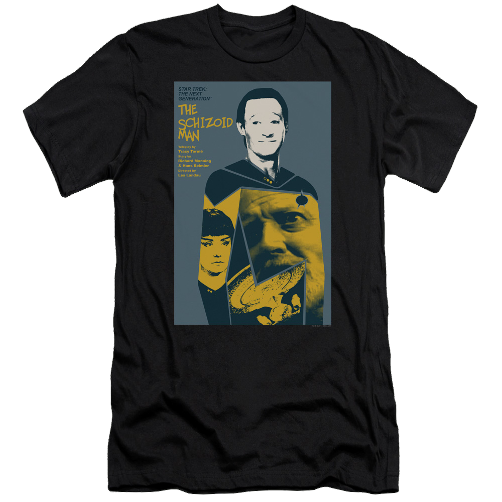 Star Trek The Next Generation Tng Season 2 Episode 6 - Men's Premium Slim Fit T-Shirt Men's Premium Slim Fit T-Shirt Star Trek